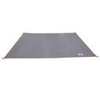 Wasserfeste Plane mit Dach Grau und Orange 240 x 350 cm