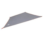 Wasserfeste Plane mit Dach Grau und Orange 240 x 350 cm