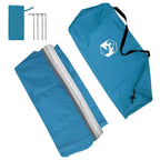 Wasserfester Tarp mit Dach 240 x 300 cm
