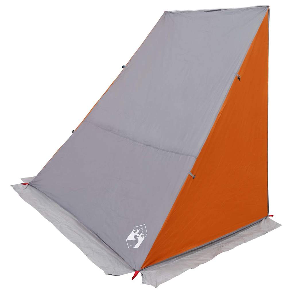 Heckklappenzelt Grau und Orange 190 x 150 x 185 cm Taft