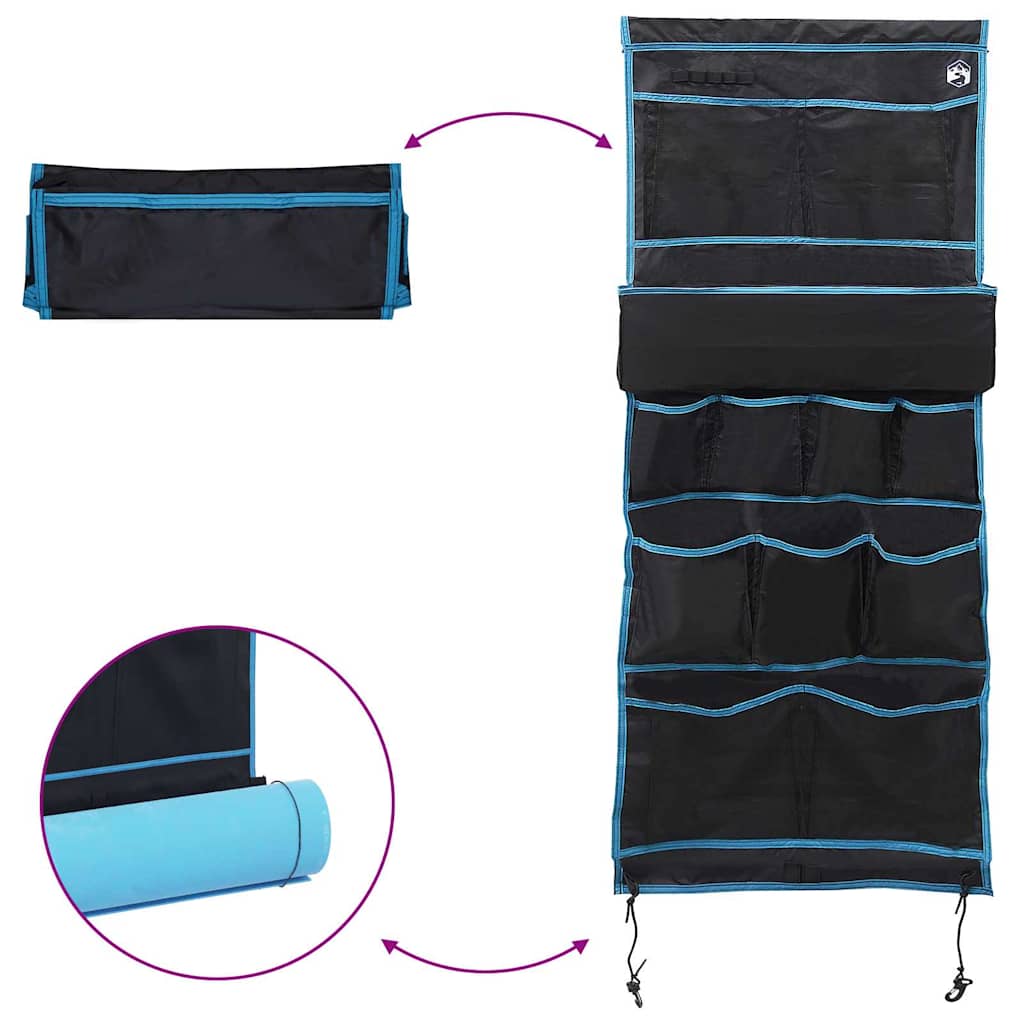Aufbewahrungstasche Schwarz und Blau 161 x 58,5 cm Oxford