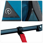 Innenzelt mit Dach mit Speicher Blau 280 x 220 x 176 cm Taft