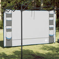 Hängender Zeltorganiser Grau und Blau 320 x 182 cm Oxford