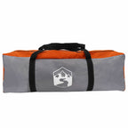 Familienzelt mit Dach Grau und Orange 762 x 655 x 218 cm Taft