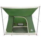 Campingzelt mit Dach mit Speicher Grün 282 x 225 x 154 cm Taft