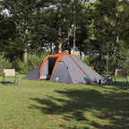 Tunnelzelt mit Dach Grau und Orange 510 x 240 x 156 cm Taft