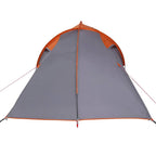 Tunnelzelt mit Dach Grau und Orange 510 x 240 x 156 cm Taft