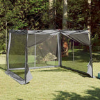 Innenzelt mit Dach Grau und Orange 303 x 303 x 196 cm Taft