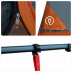 Innenzelt mit Dach Grau und Orange 290 x 288 x 234 cm Taft
