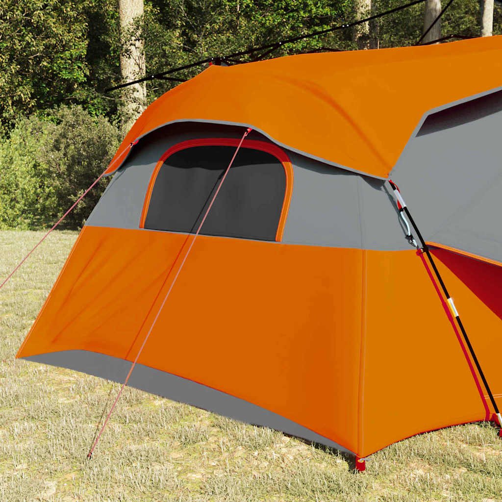 Innenzelt mit Dach Grau und Orange 520 x 520 x 190 cm Taft