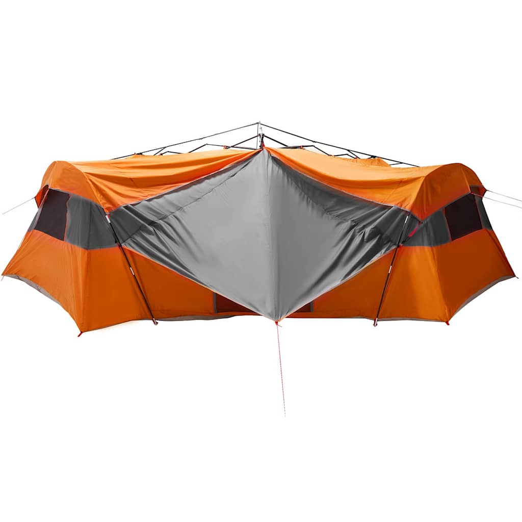 Innenzelt mit Dach Grau und Orange 520 x 520 x 190 cm Taft