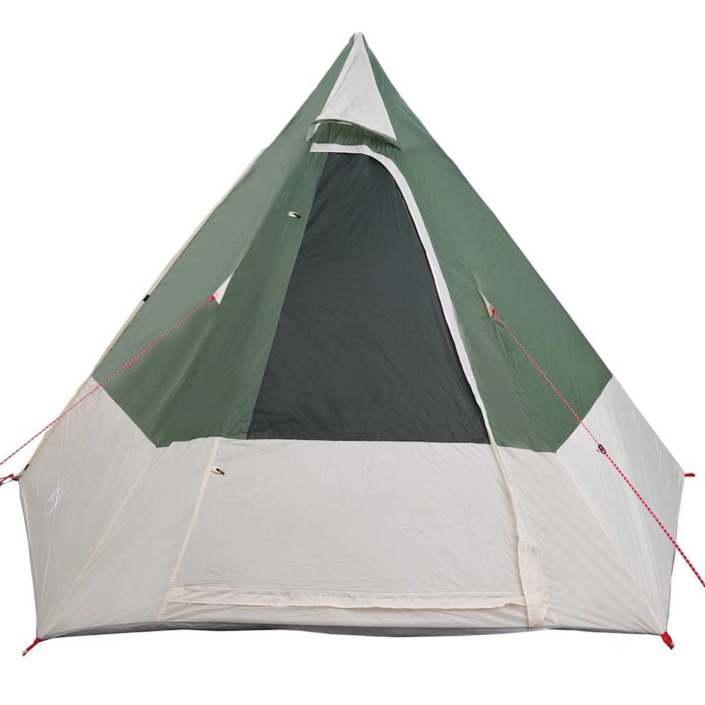 Campingzelt mit Dach mit Speicher Grün 482 x 360 x 227 cm Taft