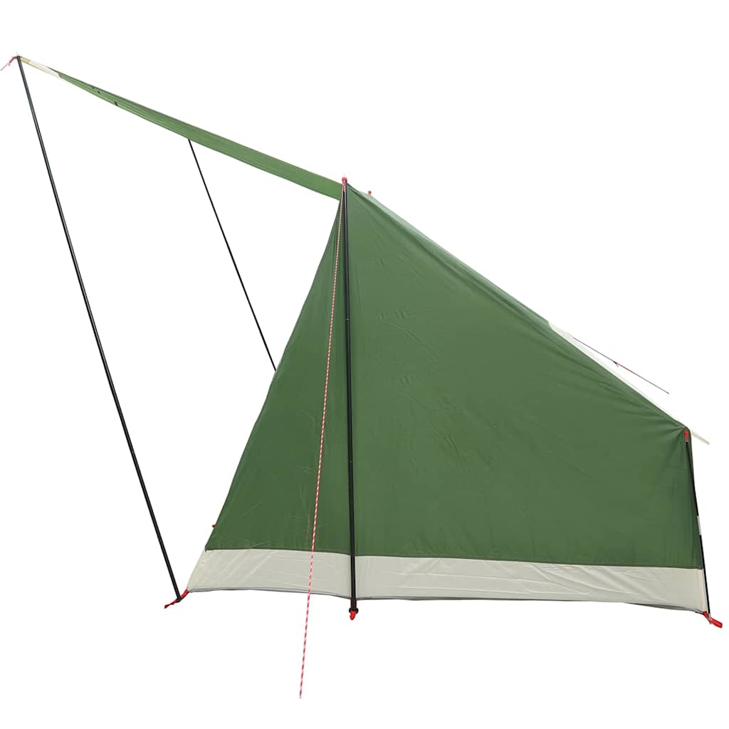 Campingzelt mit Dach mit Speicher Grün 223 x 163 x 130 cm Taft