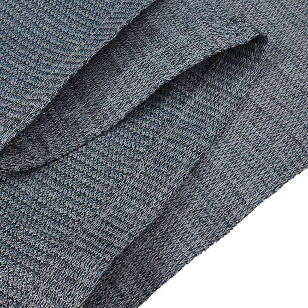 Zeltteppich Blau und Grau 400 x 200 cm Polyethylen