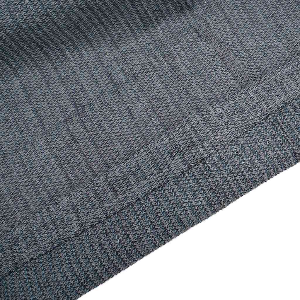 Zeltteppich Blau und Grau 550 x 250 cm Polyethylen