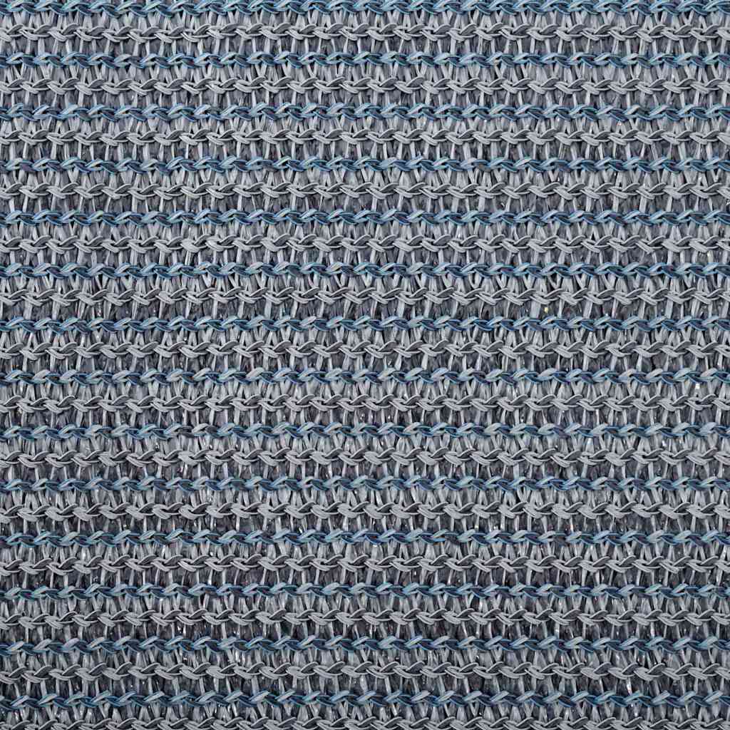 Zeltteppich Blau und Grau 600 x 250 cm Polyethylen