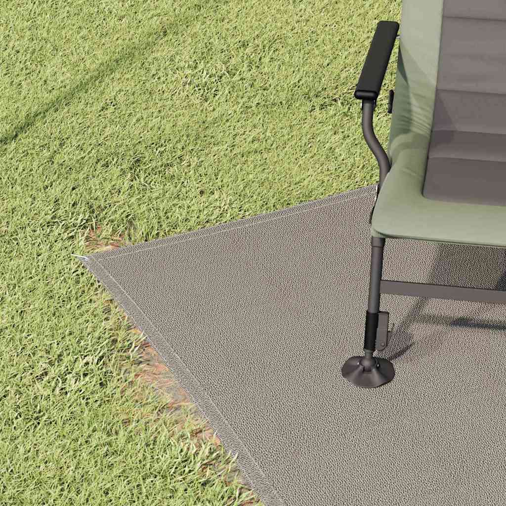Zeltteppich Hellgrau 300 x 250 cm Polyethylen
