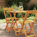 Gartentisch Natur 60 x 60 x 72 cm Massivholz Akazie