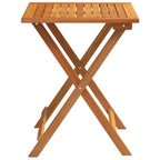 Gartentisch Natur 60 x 60 x 72 cm Massivholz Akazie