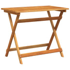 Gartentisch Braun 90 x 55 x 75 cm Massivholz Akazie