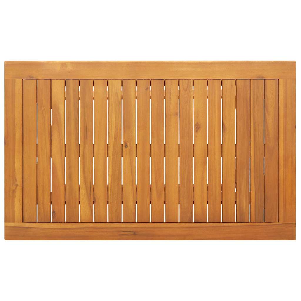 Gartentisch Braun 90 x 55 x 75 cm Massivholz Akazie
