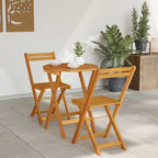 Garten Essgruppe mit Kissen 3 pcs Öl-Natur Massivholz Akazie