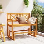 Garten Schaukeltbank Natur 110 x 59 x 97 cm Massivholz Akazie