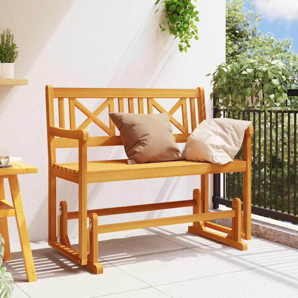 Garten Schaukeltbank Natur 110 x 59 x 97 cm Massivholz Akazie