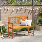 Bank Outdoor Natur 110 x 56 x 90 cm Massivholz Akazie