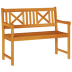 Bank Outdoor Natur 110 x 56 x 90 cm Massivholz Akazie