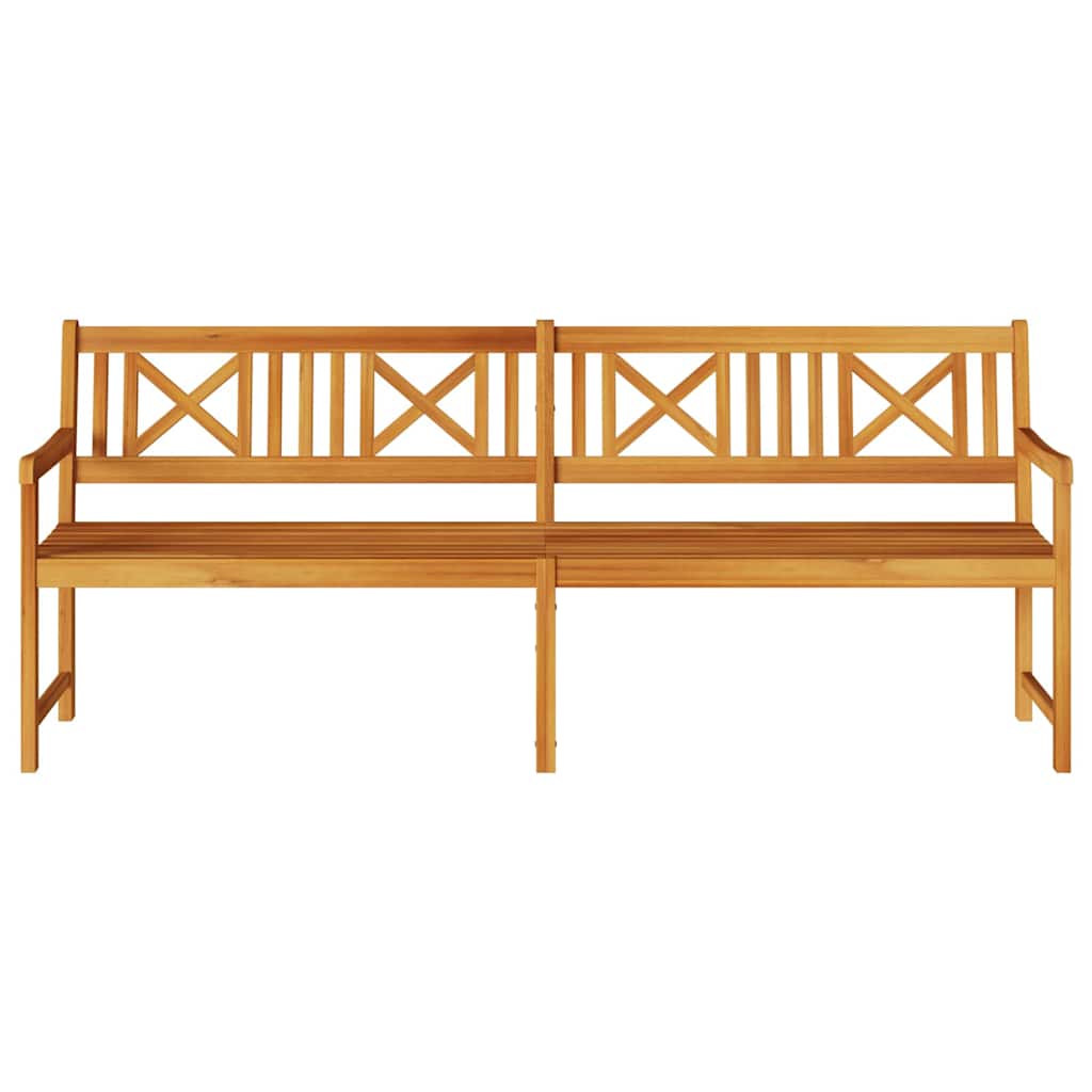 Bank Outdoor Natur 220 x 56 x 90 cm Massivholz Akazie