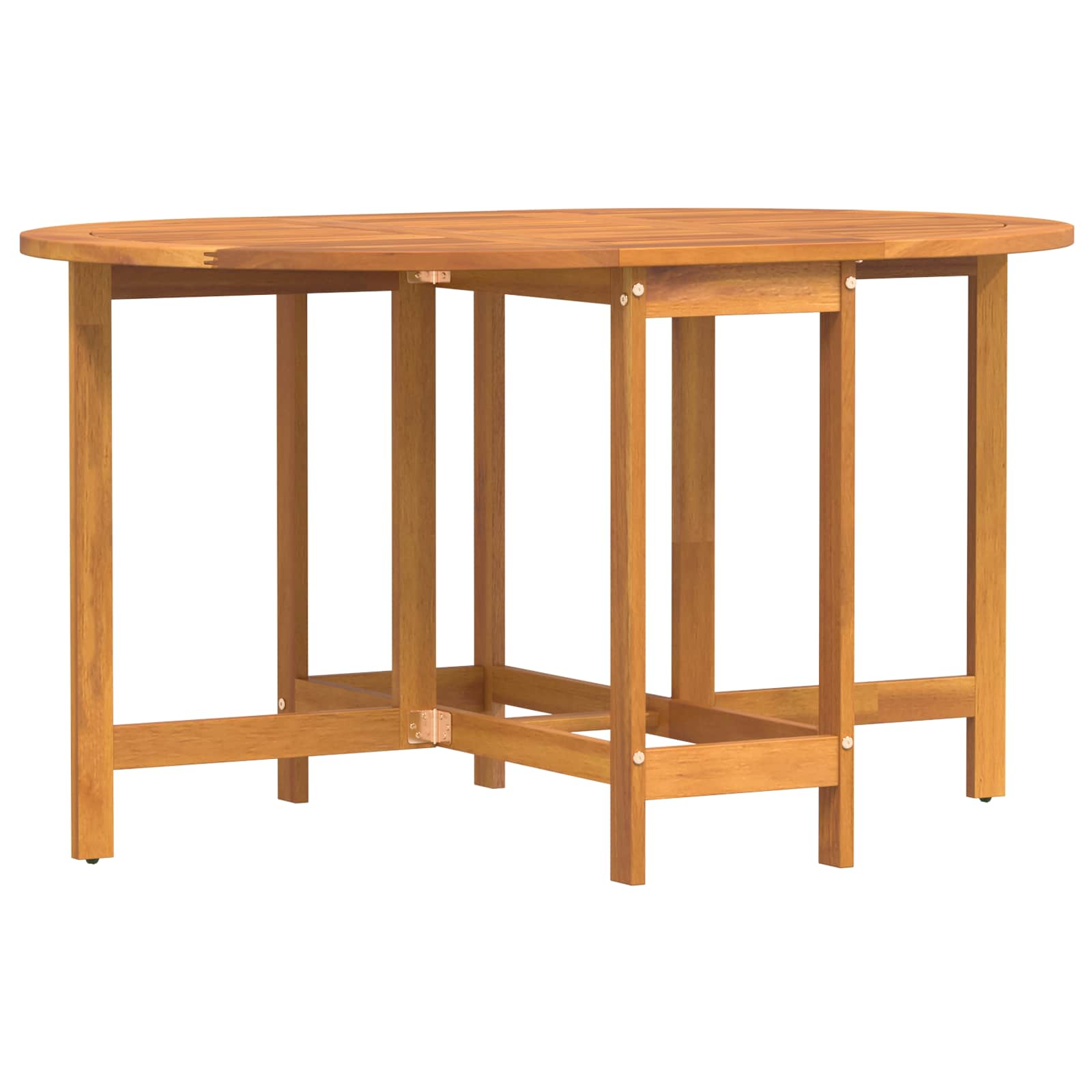 Gartentisch Braun 110 x 60 x 72 cm Massivholz Akazie