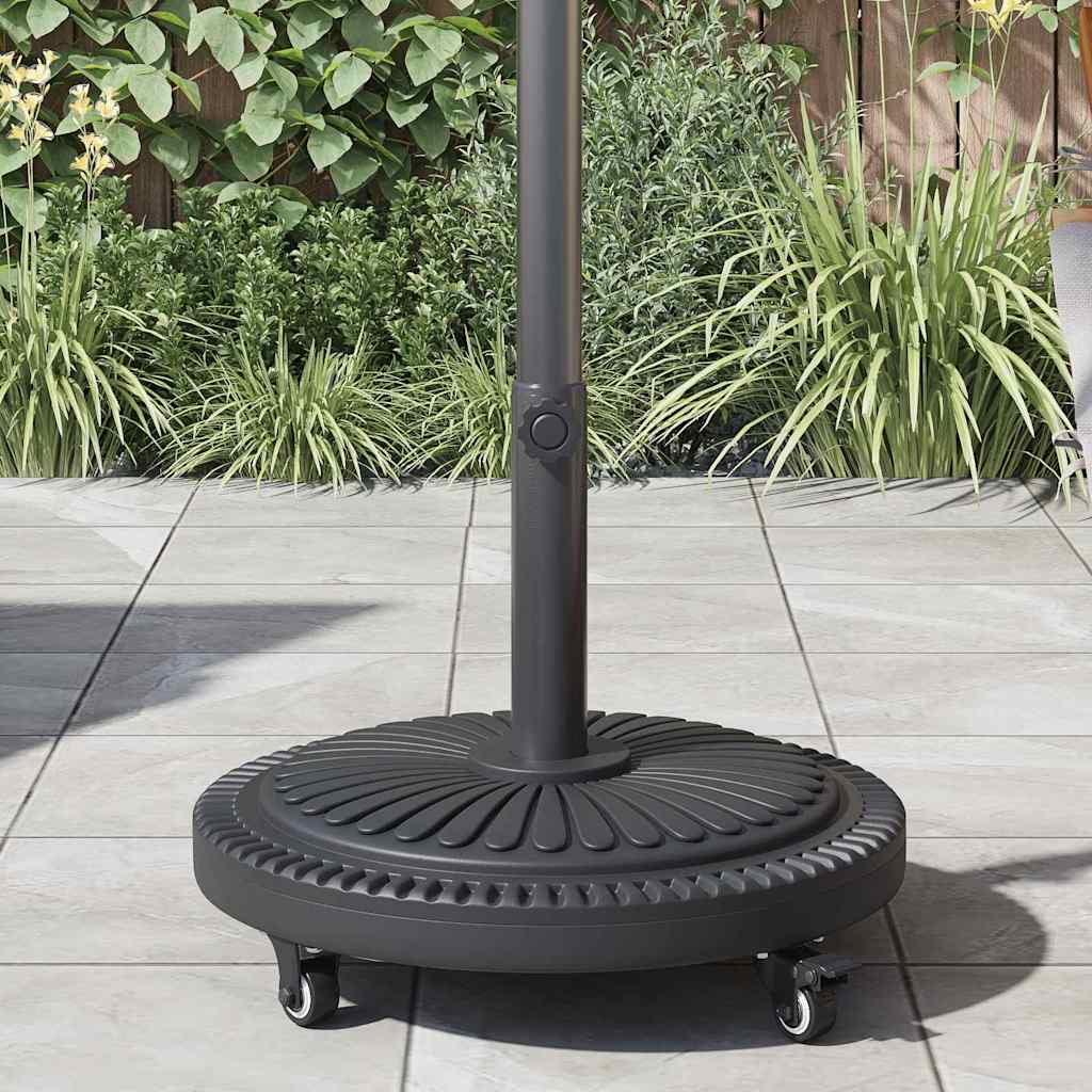 Sonnenschirmständer Art Deco Schwarz Ø 45 x 39.5 cm Eisen