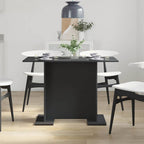 Esstisch Schwarz 110 x 60 x 75 cm Holzwerkstoff