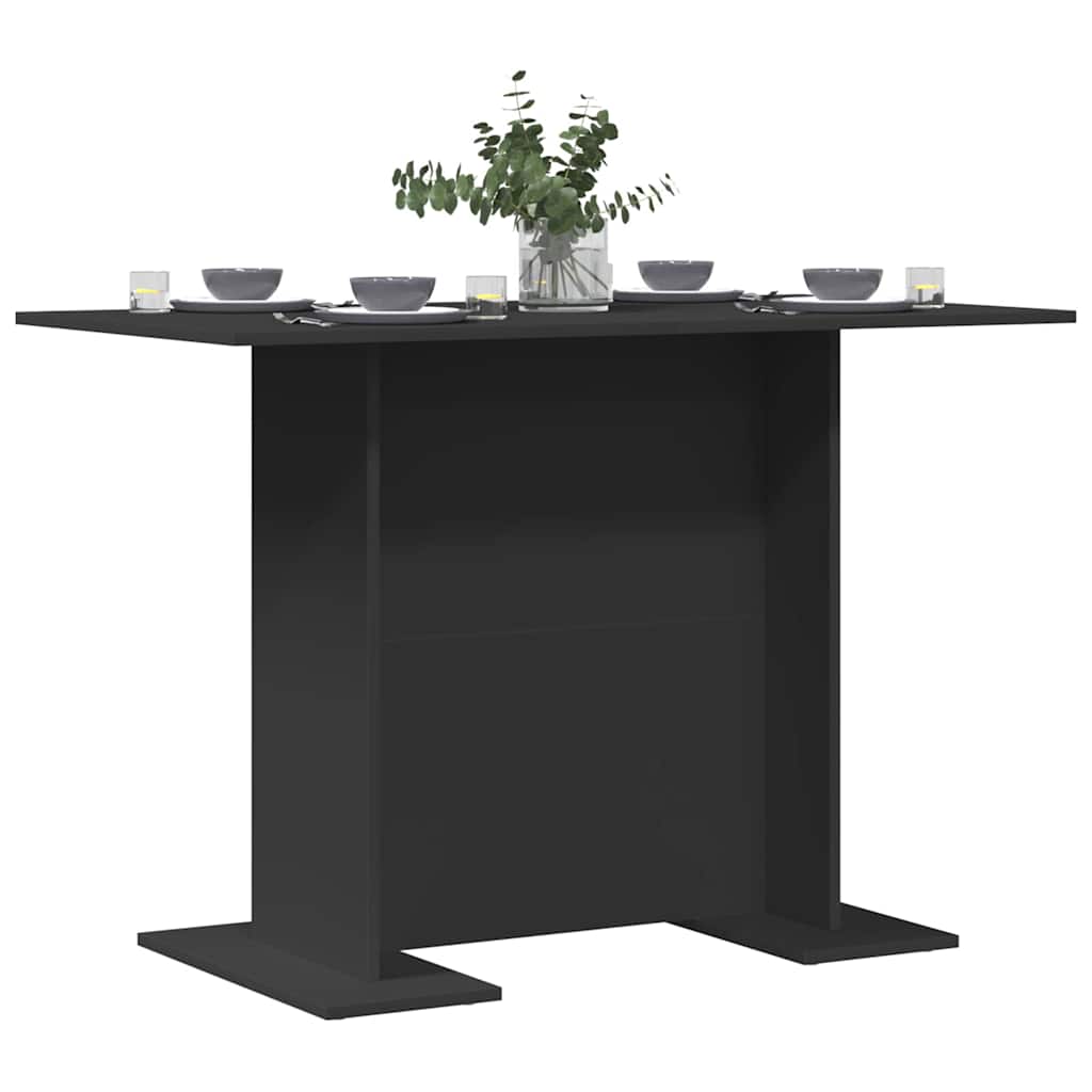 Esstisch Schwarz 110 x 60 x 75 cm Holzwerkstoff