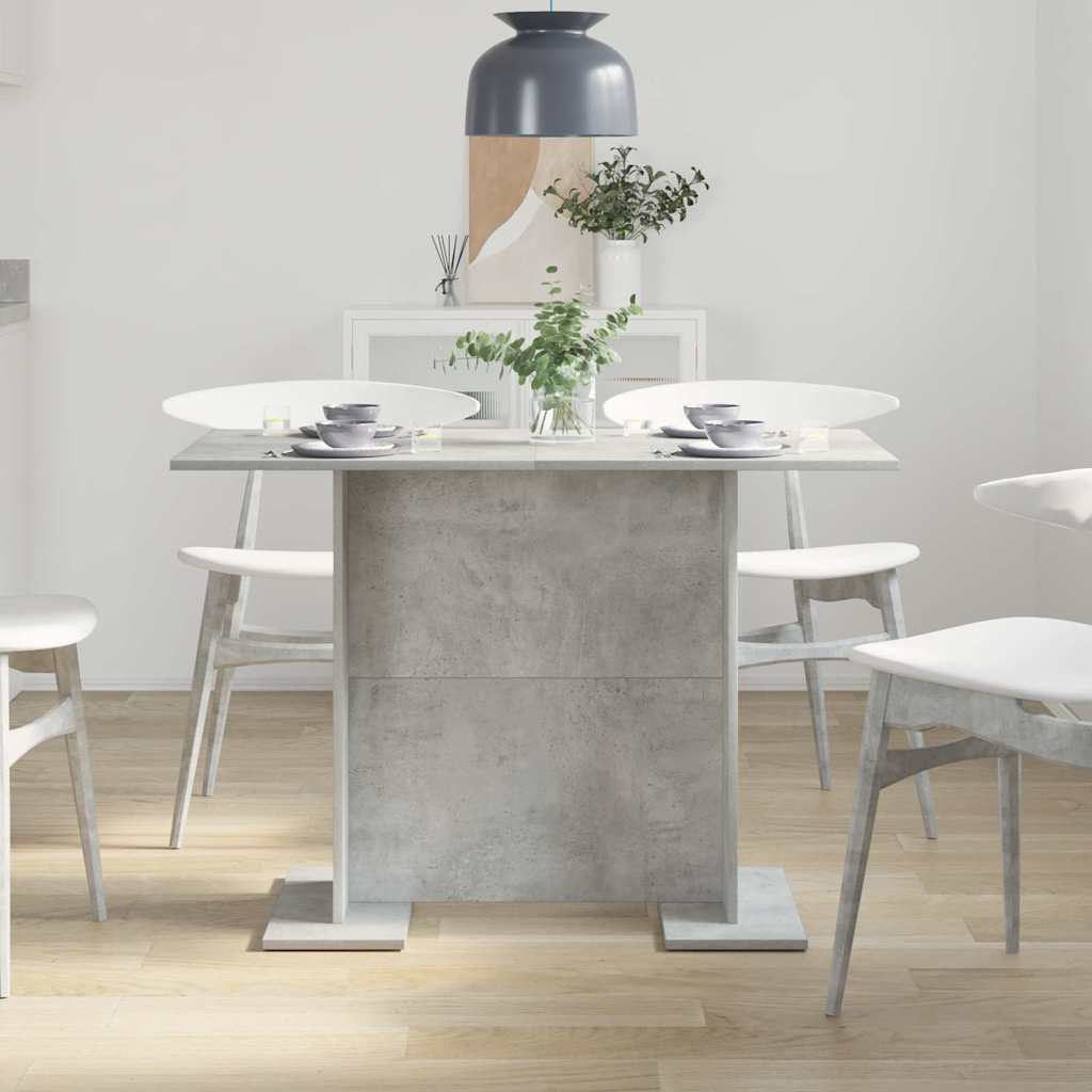 Esstisch Beton Grau 110 x 60 x 75 cm Holzwerkstoff