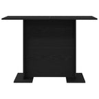 Esstisch Schwarz Eichen-Optik 110 x 60 x 75 cm Holzwerkstoff