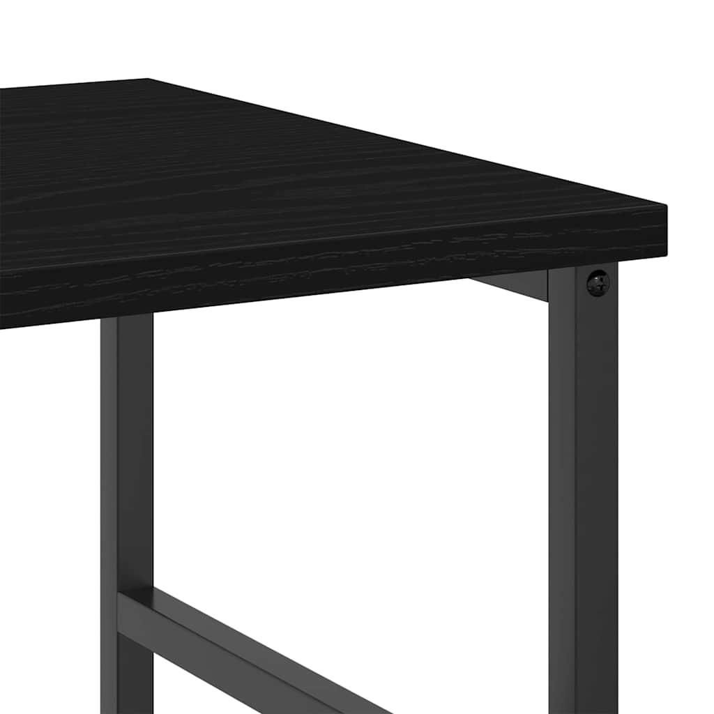 Bücherregal Schwarz Eichen-Optik 50 x 33 x 82 cm Holzwerkstoff