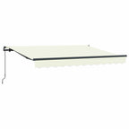 Einziehbare Markise Creme 250 x 200 cm Stoff