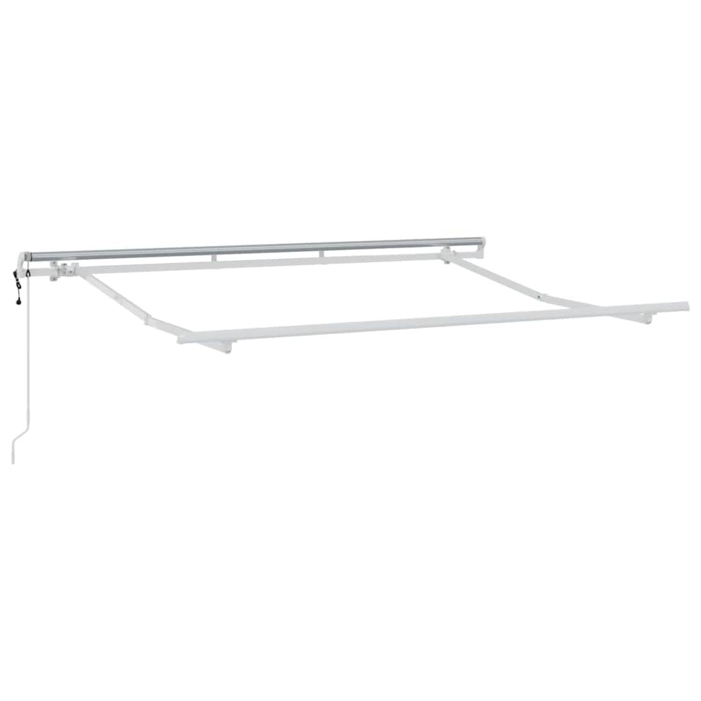 Einziehbare Markise Anthrazit 250 x 200 cm Stoff