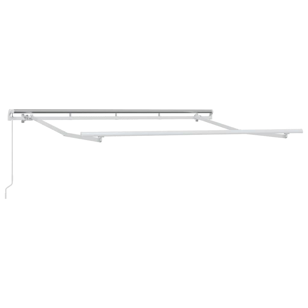 Einziehbare Markise Bordeauxrot 250 x 200 cm Stoff