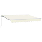 Markisenrahmen Creme 300 x 200 cm Polyester mit PU-Beschichtung