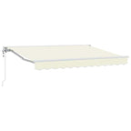 Markisenrahmen Creme 300 x 200 cm Polyester mit PU-Beschichtung