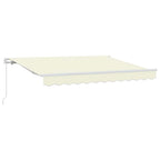 Einziehbare Markise Creme 300 x 200 cm Stoff
