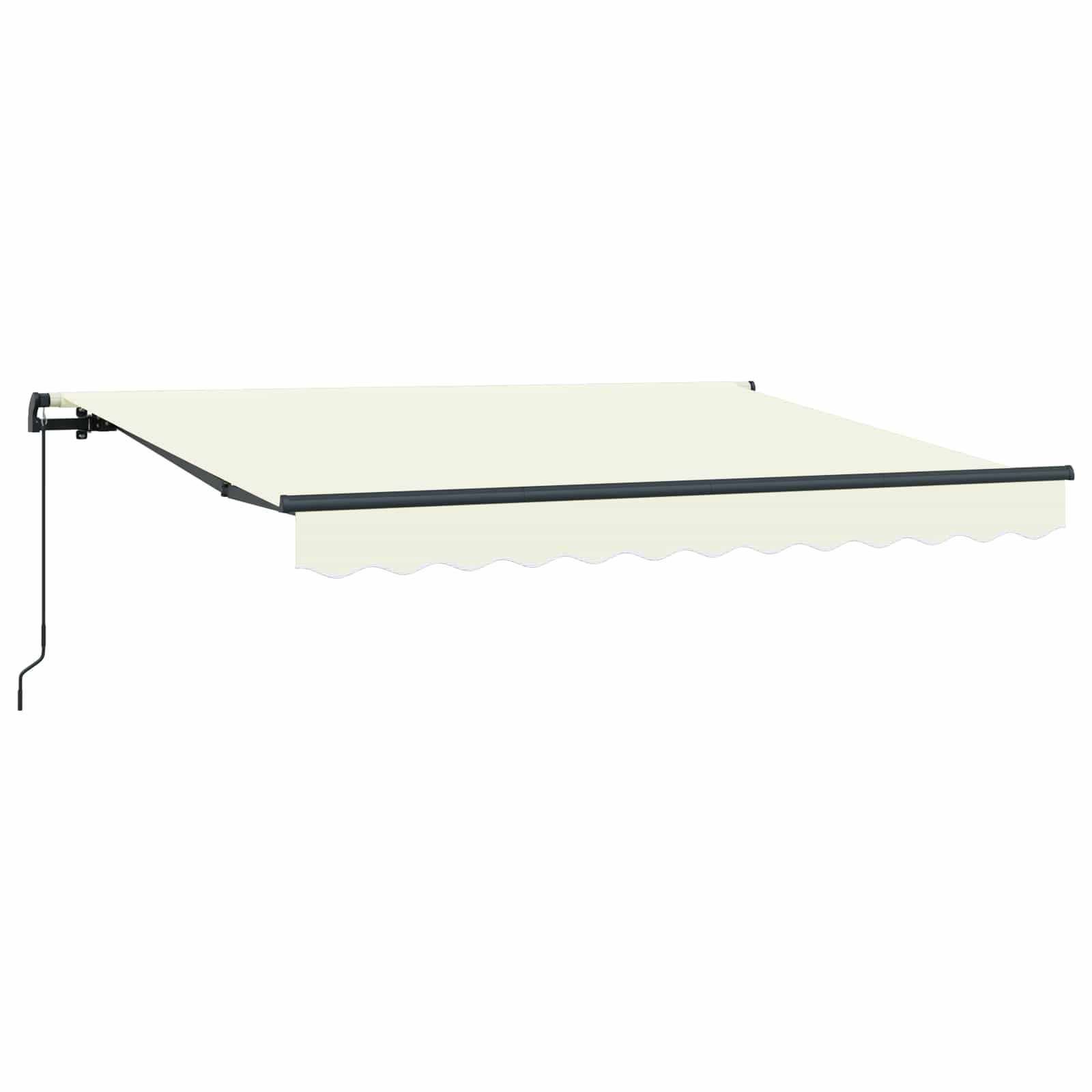 Einziehbare Markise Creme 300 x 200 cm Stoff