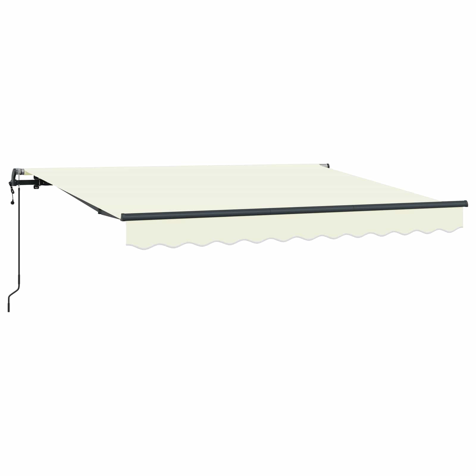 Einziehbare Markise Creme 300 x 200 cm Stoff