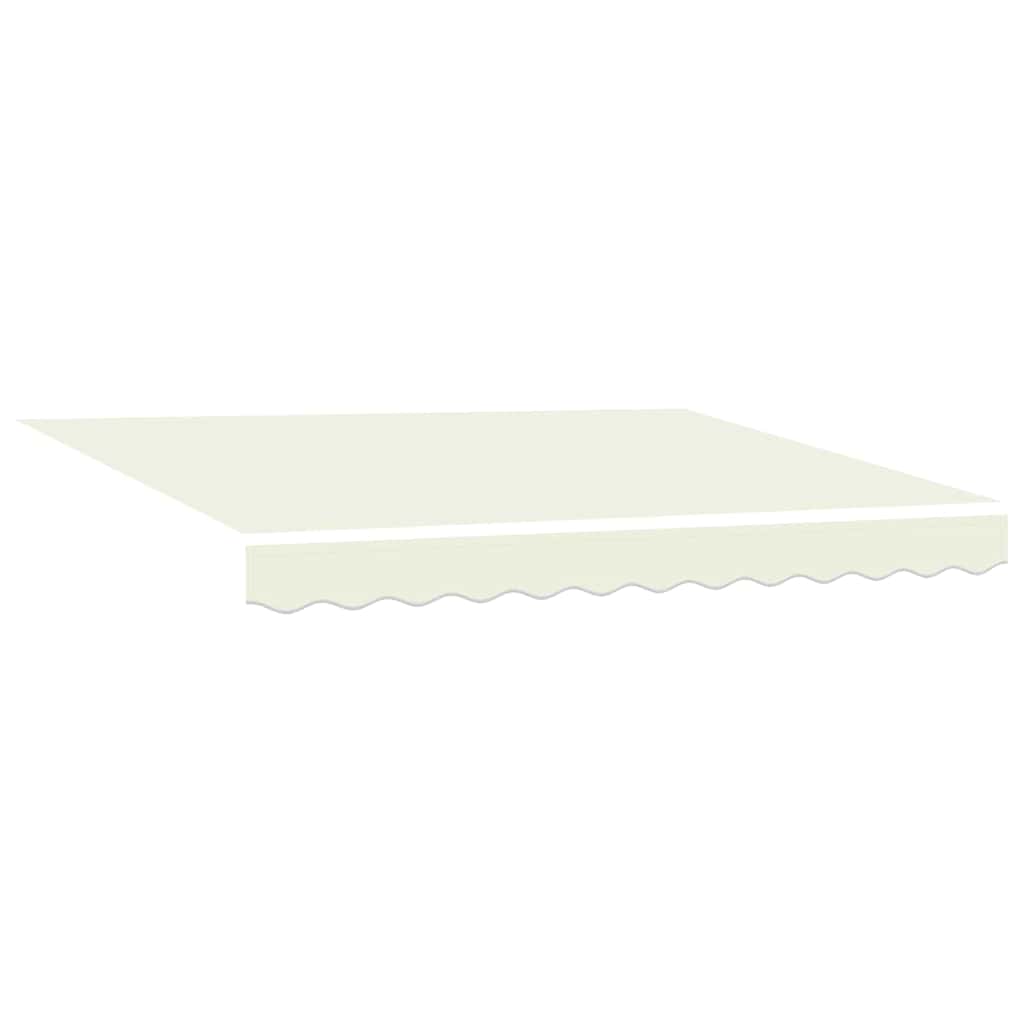 Einziehbare Markise Creme 300 x 200 cm Polyester und Aluminium