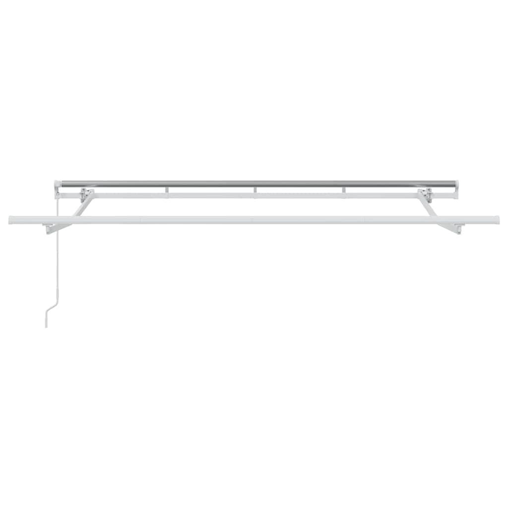 Einziehbare Markise Creme 300 x 200 cm Polyester und Aluminium