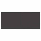Einziehbare Markise Gestreift Anthrazit 300 x 200 cm Stoff