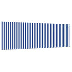 Einziehbare Markise Gestreift Blau 350 x 200 cm Stoff